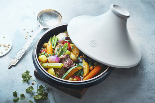 Emile Henry Tajine Delight E-box wit deksel - Ø275mm