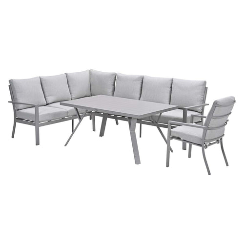Garden Impressions lounge dining set Senja valley sand - 4-delig - links incl stoel - vtwonen shop