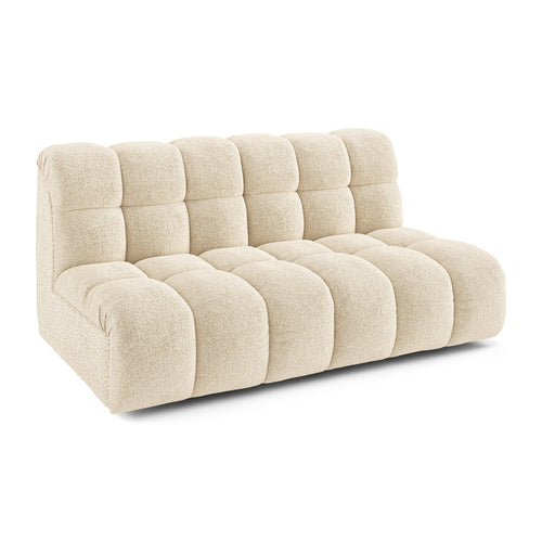 Premium Interiors - Bank SEVEN - bouclé-stof  beige 162cm