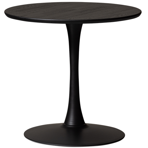 WOOOD trompetvoet Bistro - Metaal - Zwart - 72x60x60
