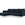 Cosmopolitan Design linker hoekbank Vienna 5-zits, flueel, zwart - 170x255x95cm