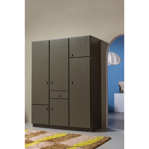 WOOOD Alfie kledingkast breed 160 cm - Grenen - Forest - vtwonen shop