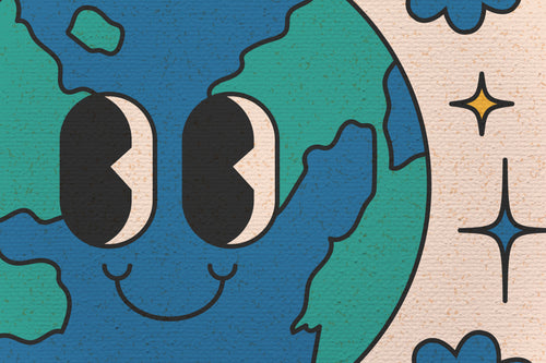 Canvas 60x40 Afdruk Goede Vibraties