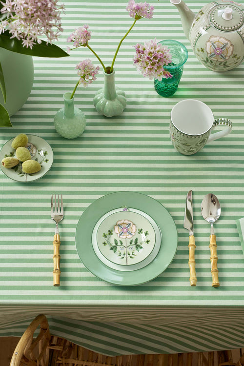 Pip Studio - Petit Fours - Lily & Lotus - Lichtgroen - 12 cm - Set van 6