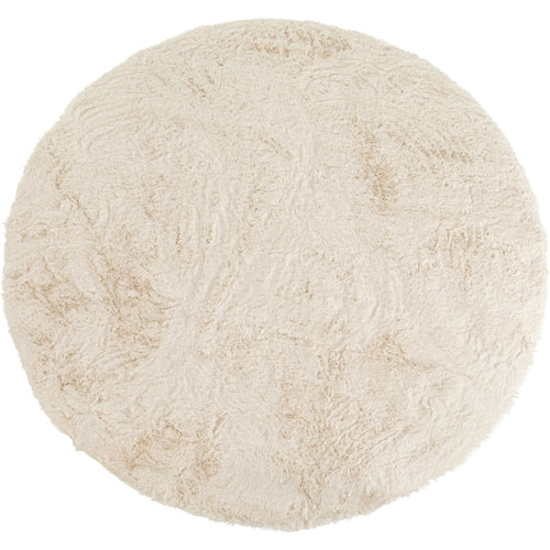 Kare Design Vloerkleed Mika creme Ø170cm