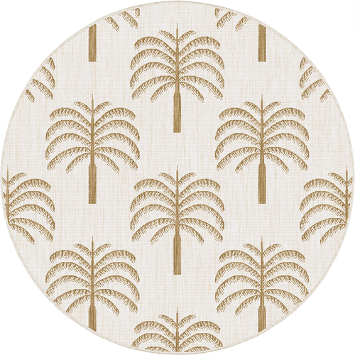 Rond buitenkleed Oase jute - Interieur05 - 200 x 200 cm