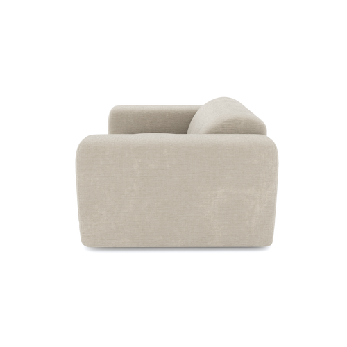 Sia Home - Fauteuils MYRA - Fluweel met structuur - Beige - 130cm - vtwonen shop