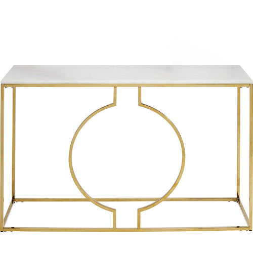 Kare Design Console Miami Loft wit en goud 120x35cm - vtwonen shop