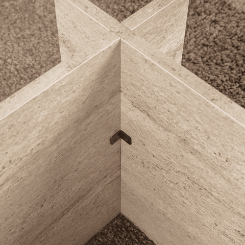 Calicosy - NOAH Salontafel - Transparant - 65x105x40 cm