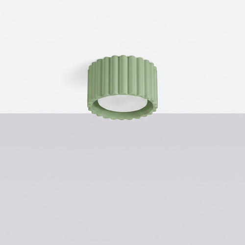 Sollux Lighting Plafondlamp AURA 1 salie Gx53 - 10x10x6cm