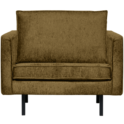 BePureHome fauteuil Rodeo - Structure Velvet - Brass - 85x105x86 - vtwonen shop