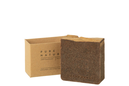 J-Line zeep Great Grapes - bruin - 90gr - vtwonen shop