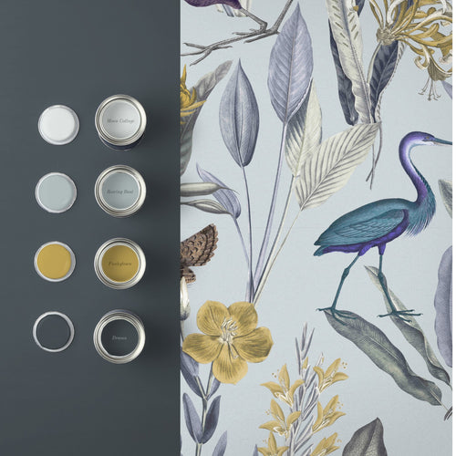 Graham & Brown Vliesbehang - Glasshouse Soft Grey - 10mx52cm - vtwonen shop