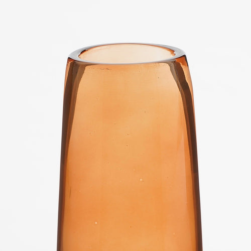 Mica Decorations Xandra Vaasje - H38 x Ø10 cm - Glas - Bruin