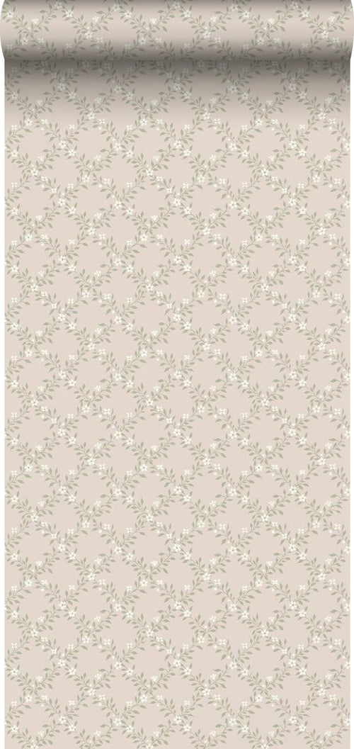 Borastapeter behang bloemen roze - 53 cm x 10.05 m - 660923 - vtwonen shop