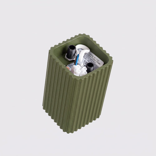 Sollux Lighting Plafondlamp RAYO 10 olijfgroen - 6x6x10cm
