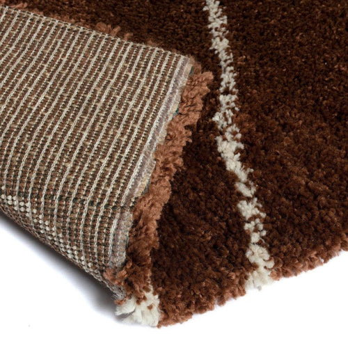 Interieur05 berber vloerkleed Nea- roest/cream - 150 x 80 cm