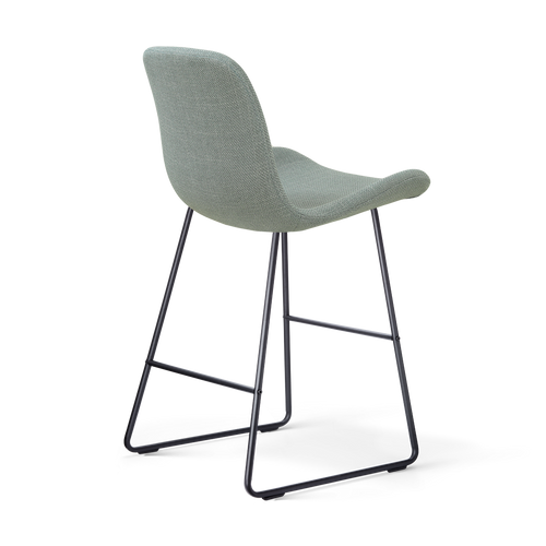 Nolon Nino-Fé barkruk saliegroen - zwart onderstel - 65 cm - vtwonen shop