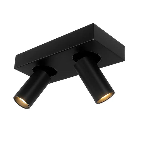 Highlight spot Eliano - 2 lichts - 24  x 12.5   cm - zwart - vtwonen shop