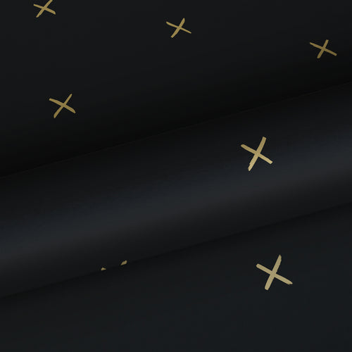 ESTAhome behang grafisch motief zwart en goud - 53 cm x 10.05 m - 139130