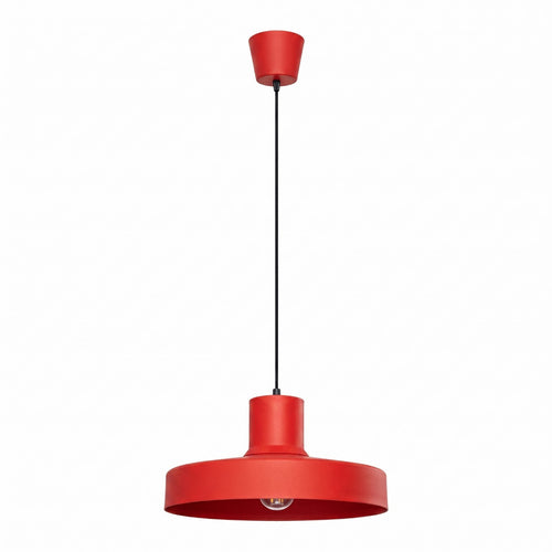 Sollux Lighting Hanglamp BILO rood - 35x35x120cm