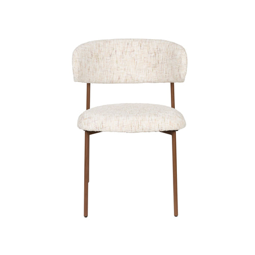 Housecraft Living Claes Eetkamerstoelen Gemêleerd Off-White - Set van 4