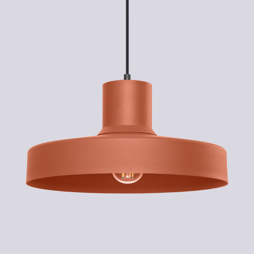 Sollux Lighting Hanglamp BILO rood oker - 35x35x120cm