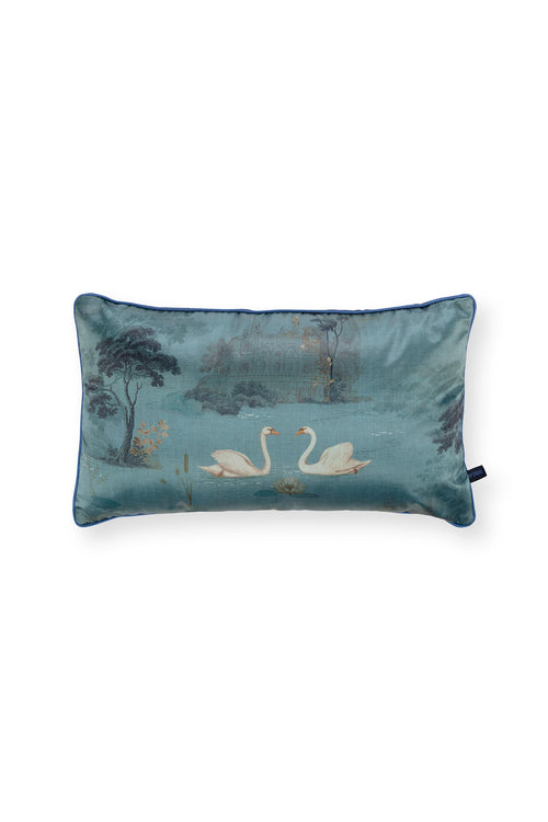 Pip Studio Sierkussen Darjeeling Days Blauw Polyester 55 x 33 cm