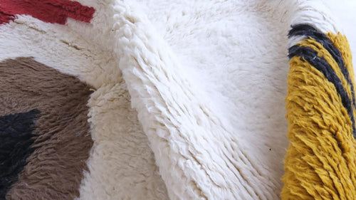 AFK Living vloerkleed Berber - handgemaakt - Wol - 80 x 240 cm