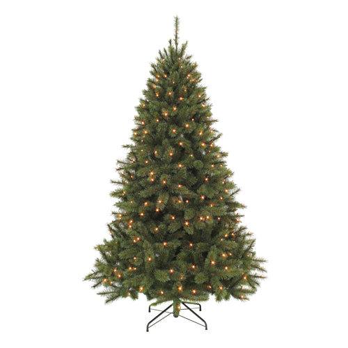 Triumph Tree Bristlecone Kunstkerstboom met LED Verlichting - H155 x Ø99 cm - Donkergroen