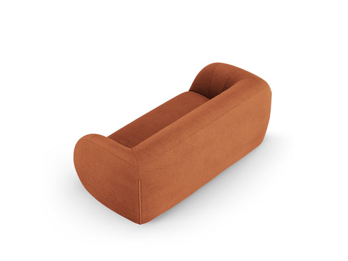 Cosmopolitan Design Bank Essen 2-zits, boucle, bruin - 95x210x86cm