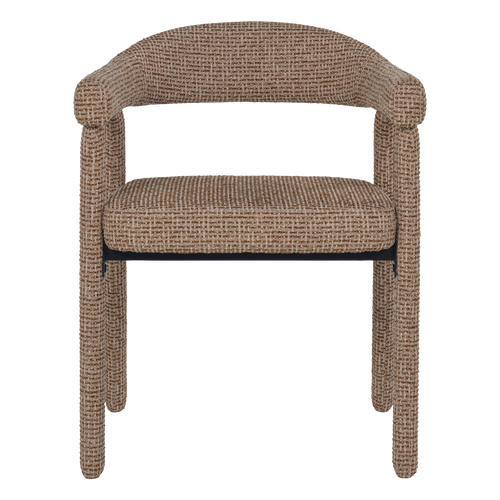 WOOOD eetkamerstoel armleuning lichtbruin Sedo - Set Van 2 - 78x59x58