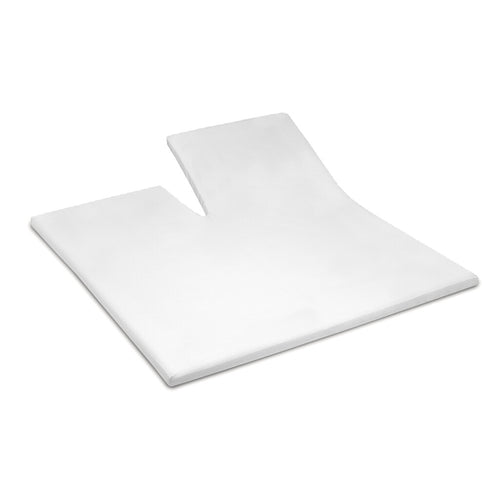 Cinderella - Hoeslaken Weekend topper single split 15 cm - 160x200 cm - Wit