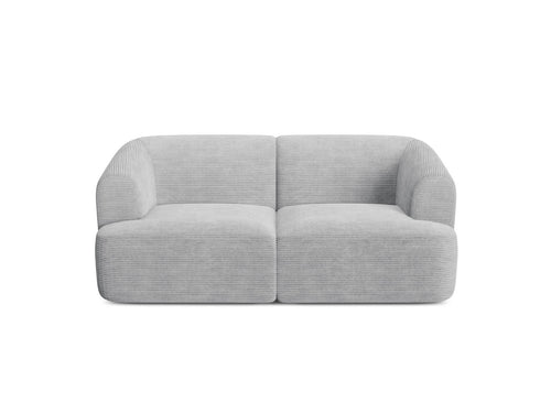 Cosmopolitan Design Modulaire bank Campi 2-zits, ribfluwelen geld - 90x180x70cm