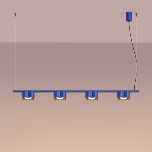 Sollux Lighting Kroonluchter OVIO 4 ultramarijn Gx53 - 122x12x208cm