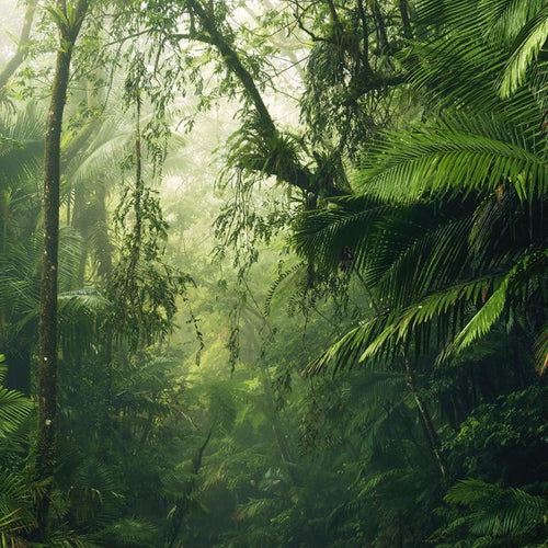 Sanders & Sanders fotobehang jungle groen - 500 x 250 cm - 612393