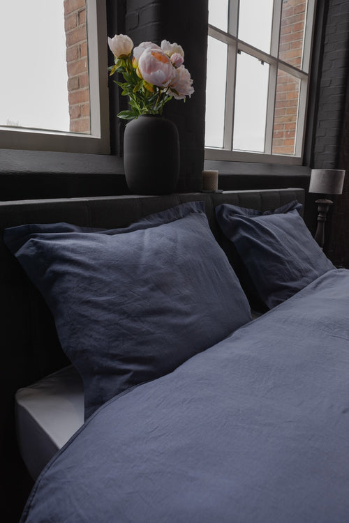 Ten Cate premium - dekbedovertrekset - 140x200/220 - 100% linnen - blauw - vtwonen shop