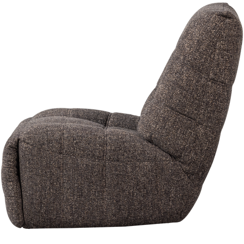 WOOOD relaxfauteuil elektrisch Hein - Geweven stof - Antraciet/Bruin - vtwonen shop