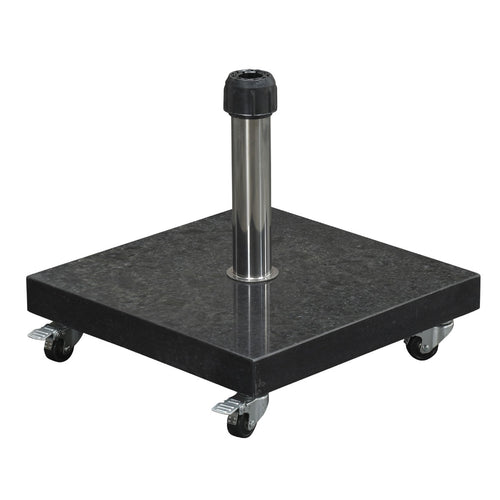 Eureka granieten parasolvoet - 40 kg - royal antraciet - verrijdbaar