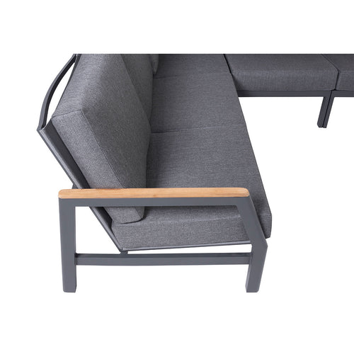 Taste by 4 Seasons loungebank Ravenna donker grijs links en rechts