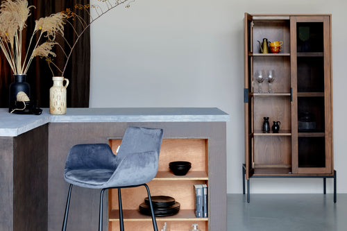 Zuiver Brit Barkruk Donkergrijs - Set van 2 - vtwonen shop