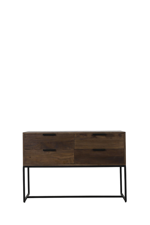 Light & Living tafel  - bruin - 120x40x80 cm