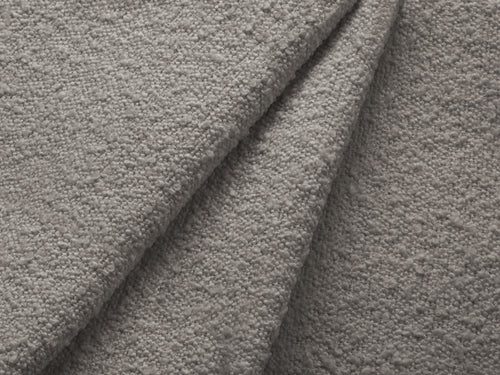 Cosmopolitan Design Uitklapbare hoekbank links met opbergdoos Kyoto 4-zits, boucle, grijs - 145x241x88cm
