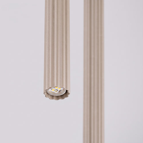 Sollux Lighting Hanglamp ARCHE 2P taupe - 15x15x118cm