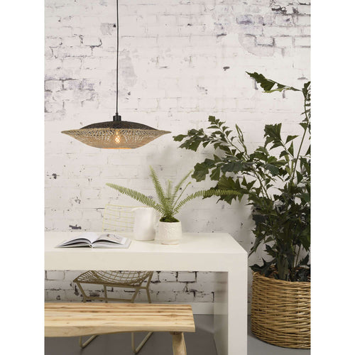 GOOD&MOJO hanglamp Kalimantan - bruin - Ø44cm - vtwonen shop