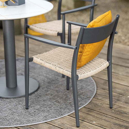 Garden Impressions tuinstoel Lily donker grijs - vtwonen shop