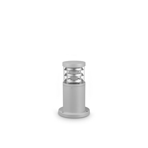 Ideal Lux TRONCO 25 cm buitenlamp met voetstuk, lichtgrijs, 1x E27, IP65