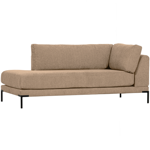 vtwonen lounge bank element links Couple - Polyester - Butter Melange - 89x100x200 - vtwonen shop