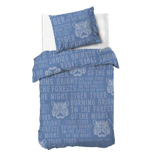 Dindi Home - Dekbedovertrek Wild Fairytales - 140x220 cm - Blauw - vtwonen shop