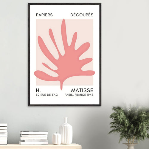 Artfulprints Poster Matisse – Coral drift taupe   - 50x70 cm - Taupe